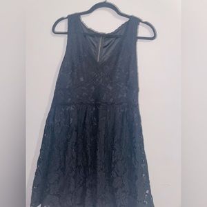 Women’s black lace dress